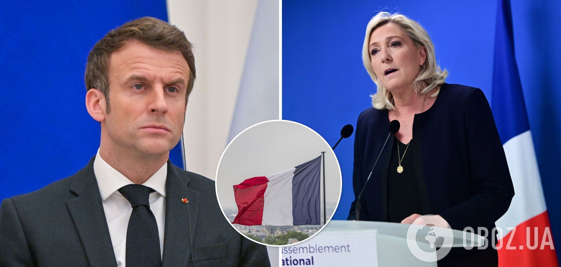 Ле Пен сокращает разрыв с Макроном перед вторым туром выборов: результаты соцопроса