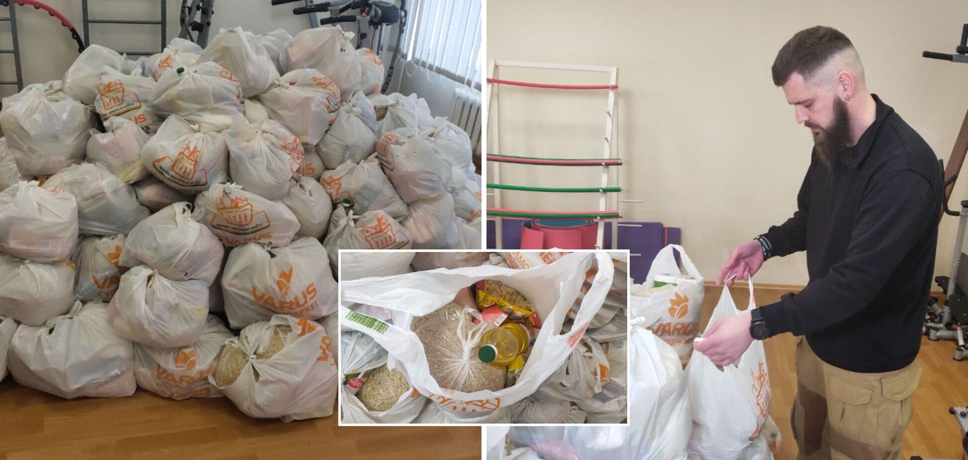 Дніпровський терцентр отримав перші проднабори для свої підопічних від мережі VARUS