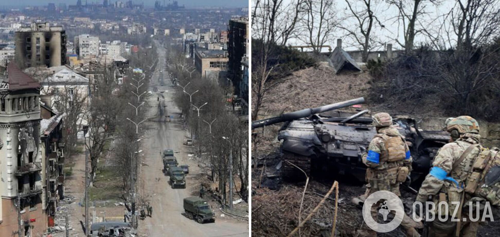 У Маріуполі українські захисники продовжують знищувати техніку ворога. Відео