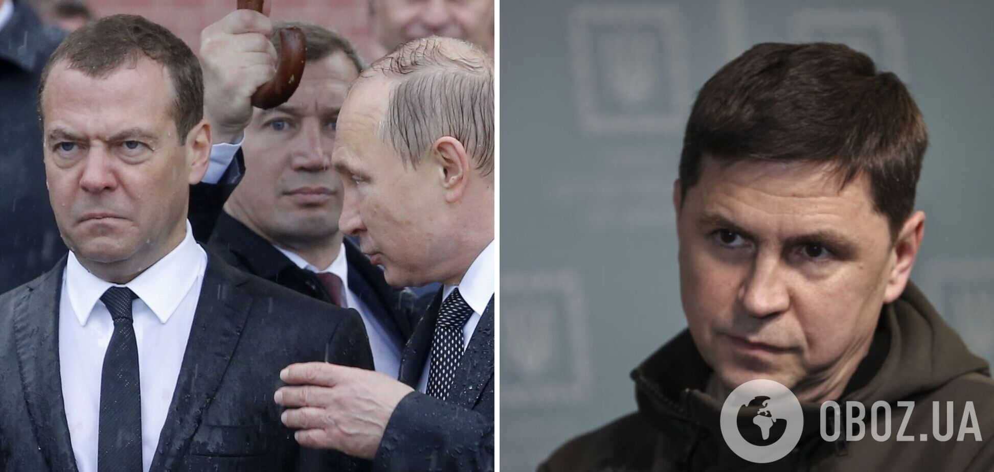 'У Кремлі не поважають, у світі вважають порожнім місцем': Подоляк відповів на погрози Медведєва через затримання Медведчука