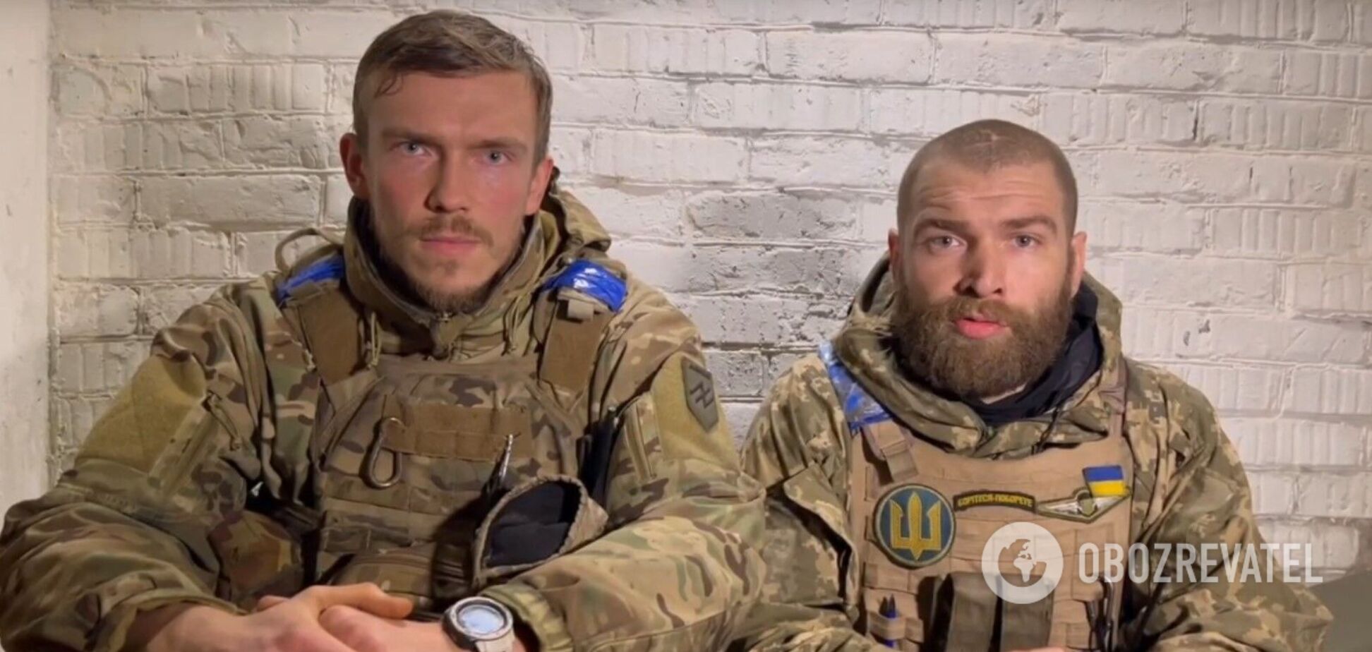 'Справжні герої!' Командир 'Азова' записав звернення з морпіхами, що прорвалися з оточення