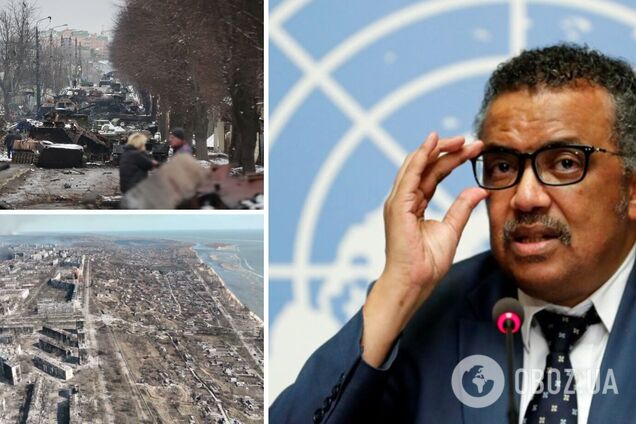 Глава ВООЗ обурений пильною увагою країн світу до війни РФ проти України