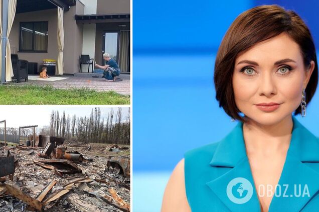 Известная украинская телеведущая показала, что оккупанты сделали с ее дачей под Киевом. Фото до и после