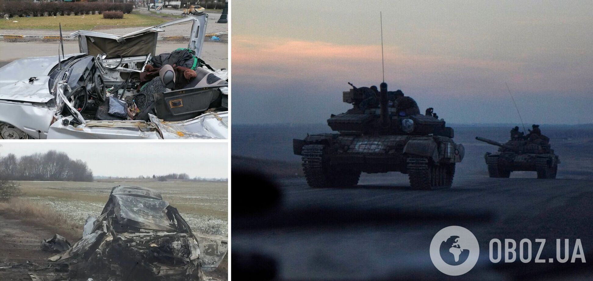 Российский оккупант похвастался тем, что танком переехал авто в Украине. Аудио