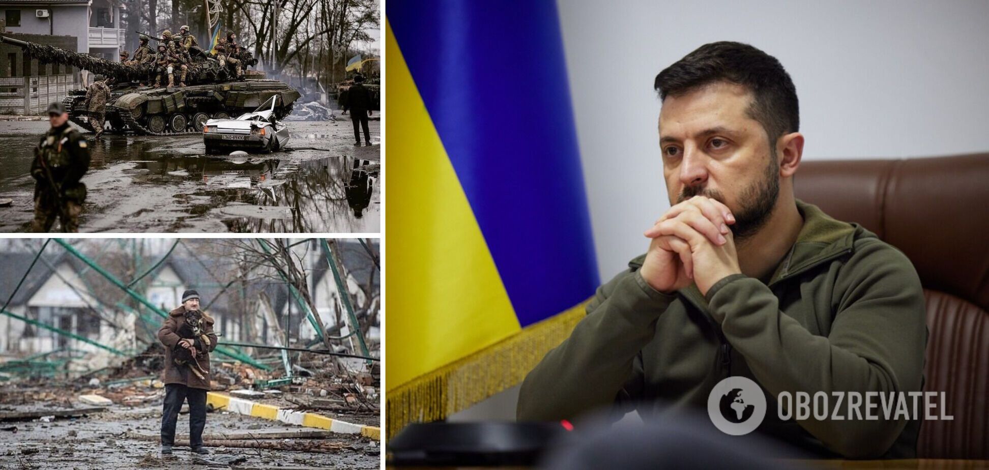 'Жизнь должна победить, и мы победим': Зеленский показал кадры Украины во время войны