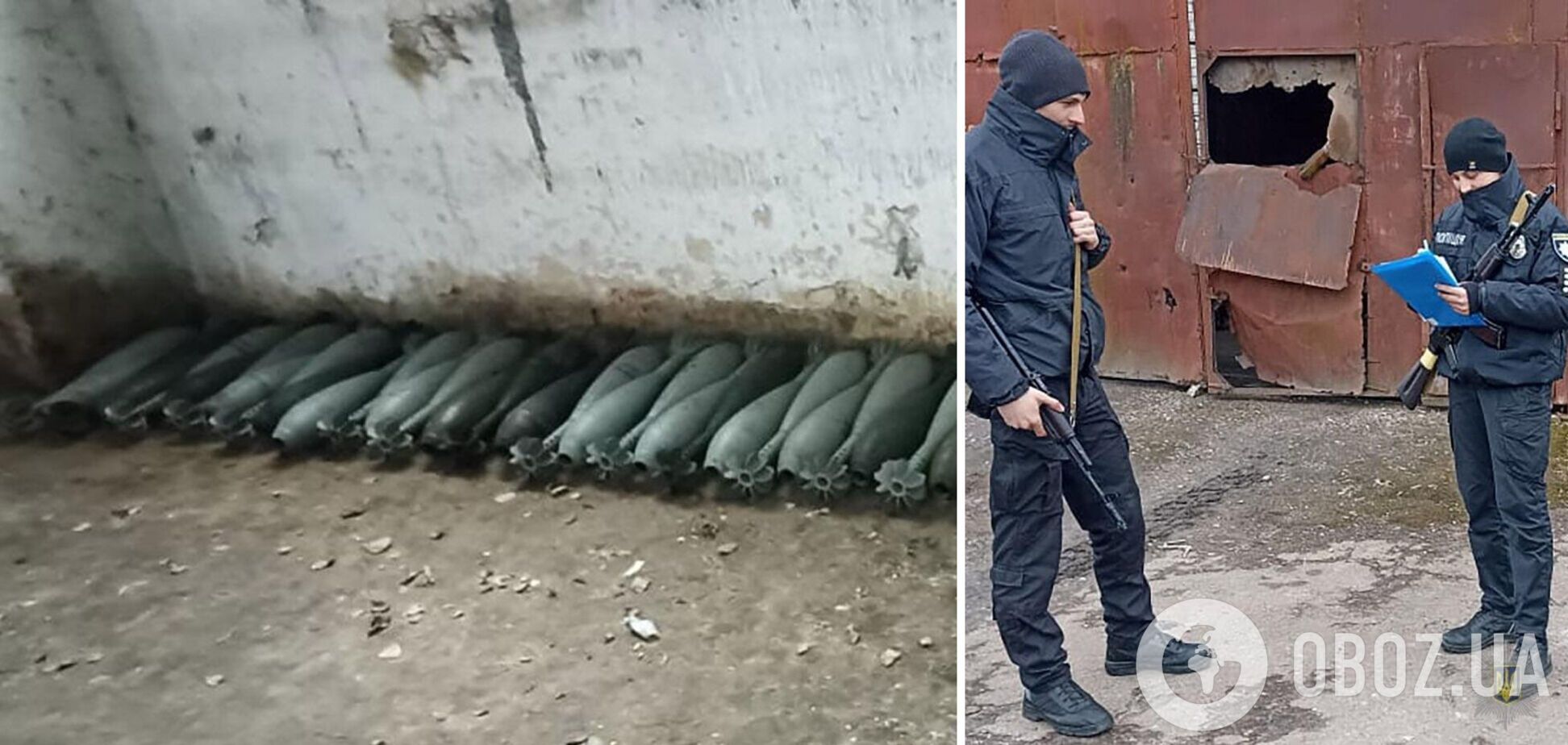 На Чернігівщині виявили склад боєприпасів російських окупантів. Фото