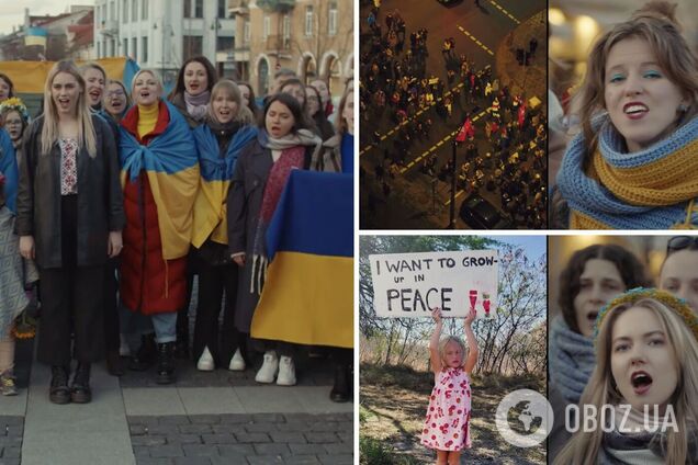 Украинская беженка в Вильнюсе с 300 литовцами спела 'Ой у лузі червона калина'. Видео