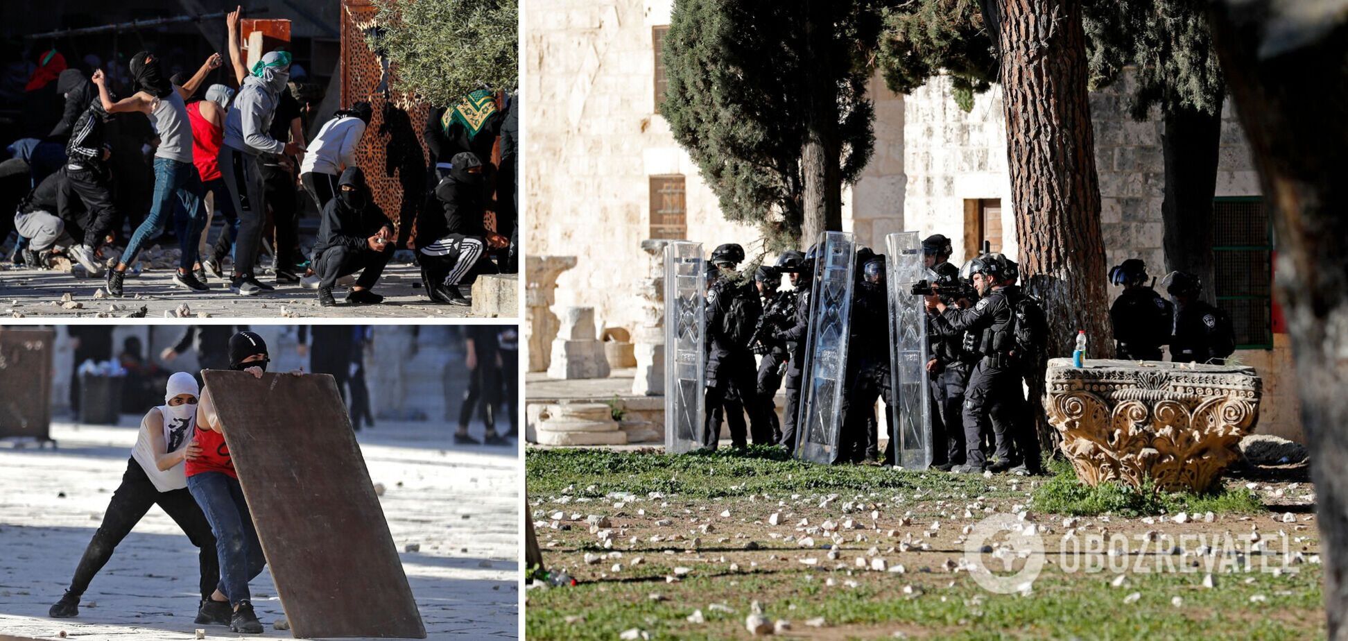 Палестинці влаштували сутички з поліцією на Храмовій горі