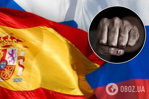 Повалили на підлогу та били ногами: в Іспанії росіяни напали на українця-бармена за слова 'Слава Україні'. Відео