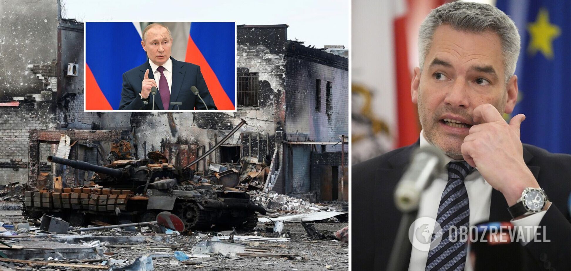 'Думает, что выиграет войну': канцлер Австрии рассказал о разговоре с Путиным