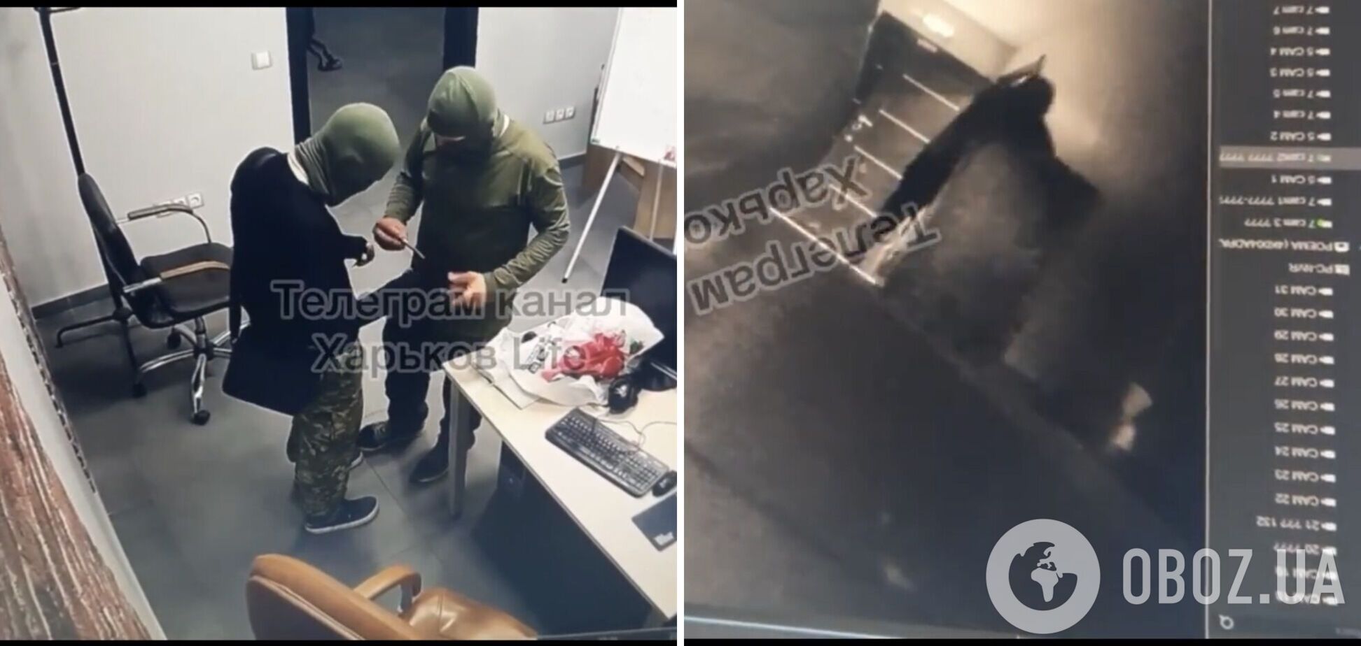 В Харькове мародеры ворвались в здание, где находятся офисы национальных телеканалов. Видео