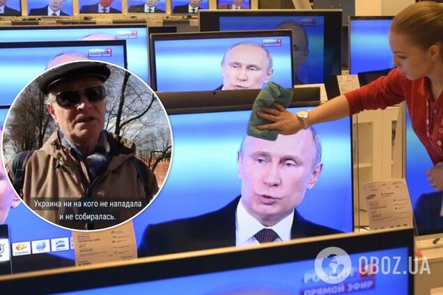 'Украина ни на кого не нападала и не собиралась': в России пенсионер уличил пропагандистов во лжи. Видео