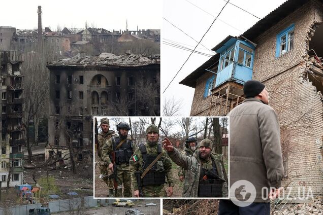 В Мариуполе кадыровцы обстреливают многоэтажки из танка в районе, который и так взяли под контроль. Видео