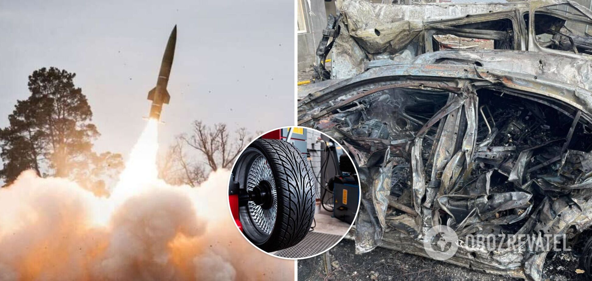 Одна з ракет влучила в шиномонтаж: нові деталі ворожого удару по Львову