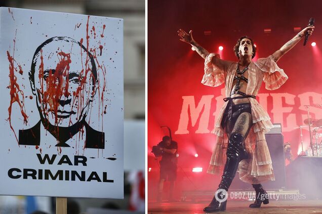 'Free Ukraine! F*ck putin!' Maneskin на фестивале Coachella посвятили песню Украине. Видео