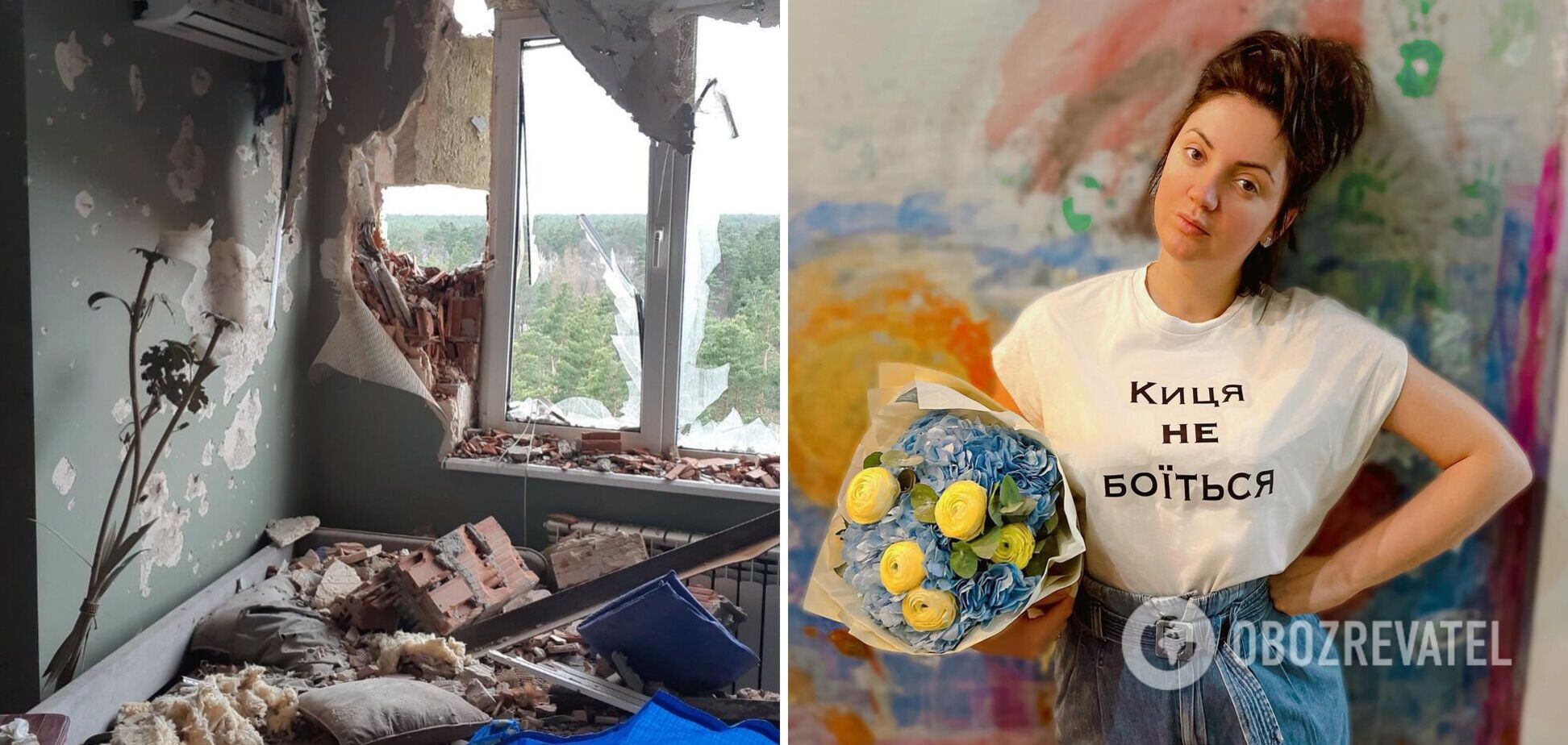 Цибульська показала, що залишилося від квартири її батьків в Ірпені після приходу окупантів. Моторошні фото та відео