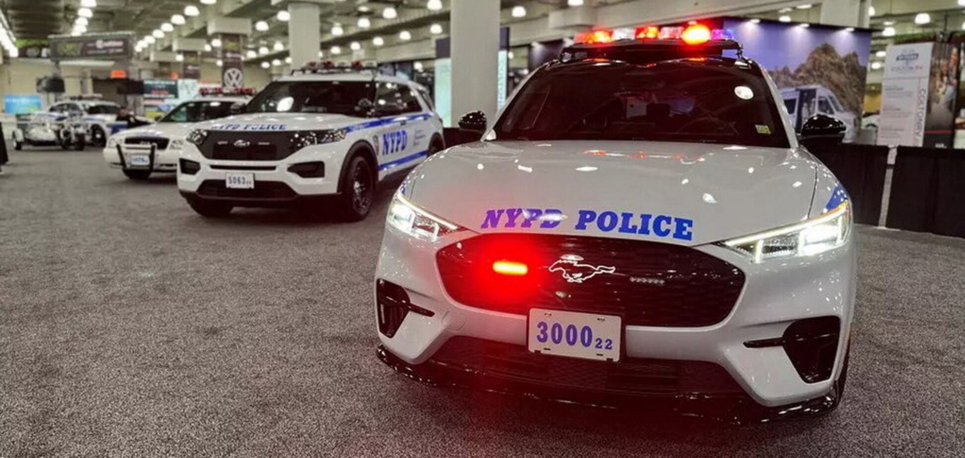 Ford Mustang Mach-E поступил в полицию Нью-Йорка