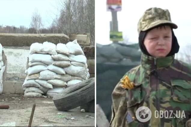 'Сміливість не має віку': шестирічний хлопчик допомагає прикордонникам на блокпості під Харковом. Відео