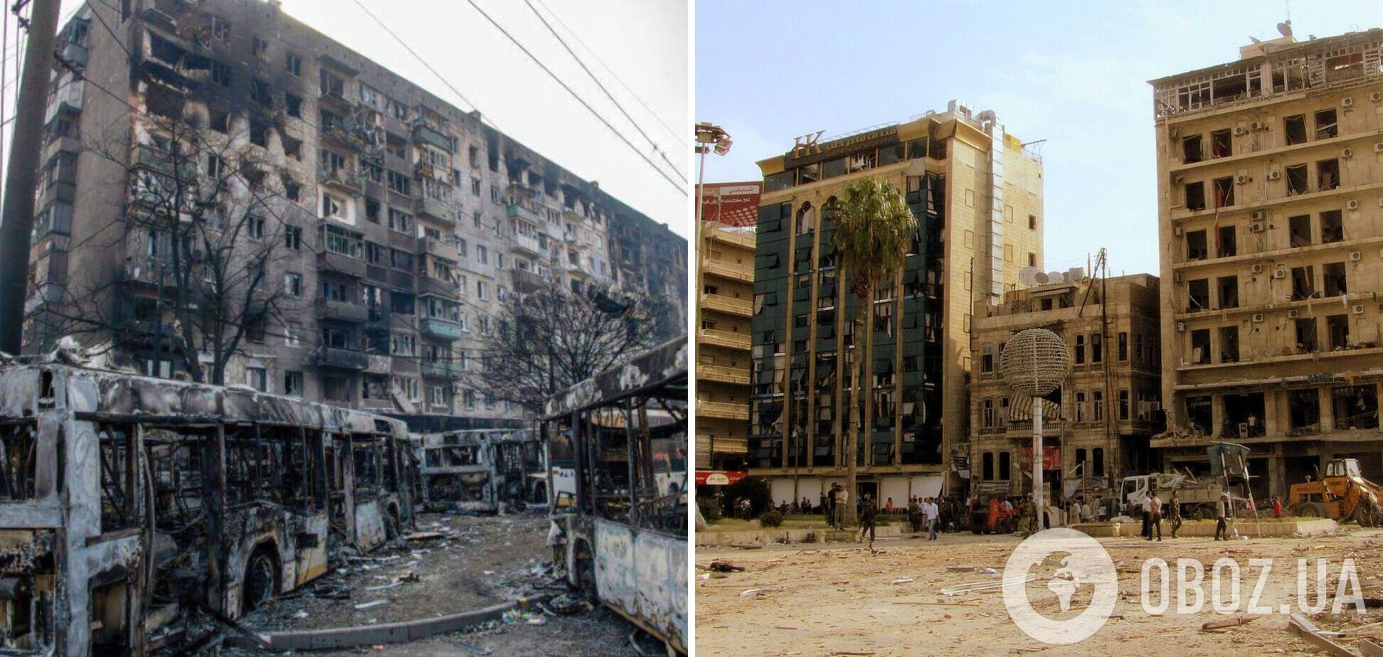 Разбомбленный оккупантами Мариуполь становится вторым Алеппо: в сети сравнили фото