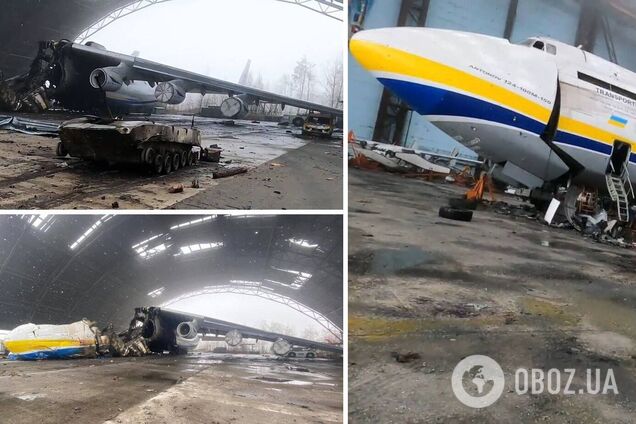 Изуродованная 'Мрия' и танки оккупантов: появились фото из аэропорта Гостомеля
