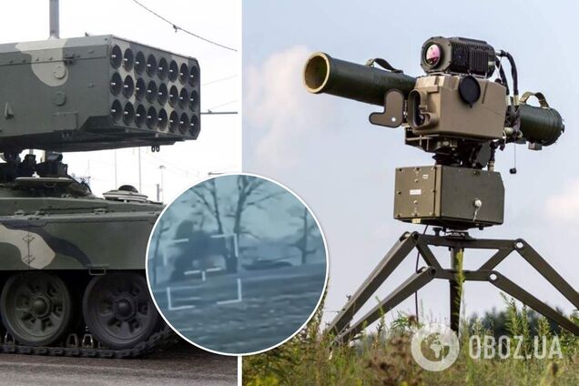 Українські захисники влучним ударом знищили важку вогнеметну систему РФ 'Буратіно'. Відео