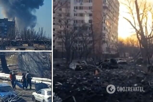 Мариуполь в огне, улицы усеяны телами: воин 'Азова' показал шокирующие кадры города, который уничтожает РФ