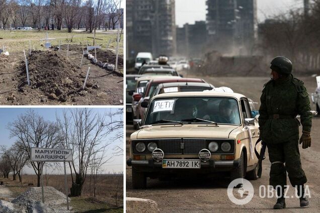 Под Мариуполем нашли 30-метровую братскую могилу: тела погибших туда свозят грузовиками