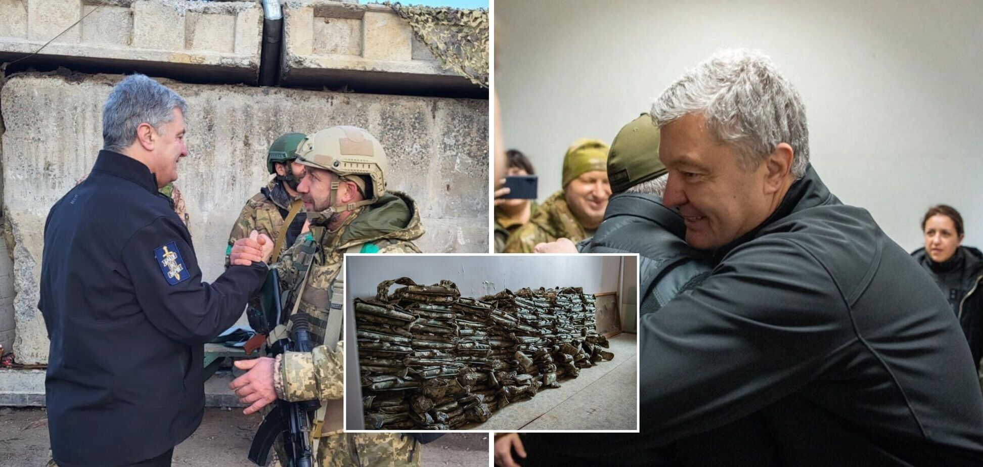 Порошенко привез помощь военным в Николаев и обсудил с мэром снабжение местных жителей водой