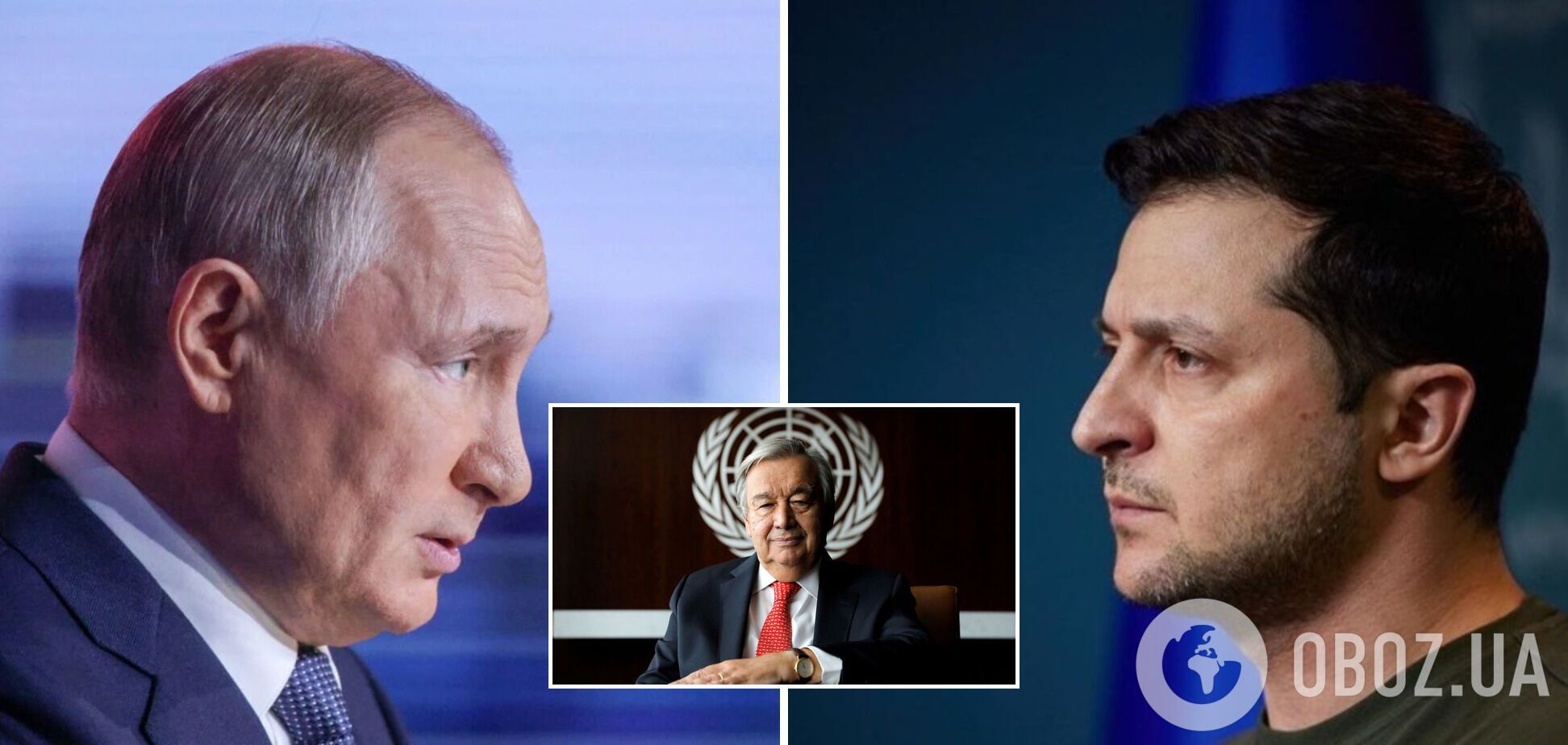 Генсек ООН заявив, що хоче провести переговори з Путіним та Зеленським: названо головну мету