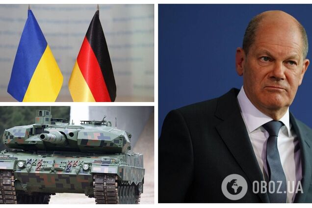 Шольц объяснил, почему Германия не поставляет в Украину тяжелое вооружение