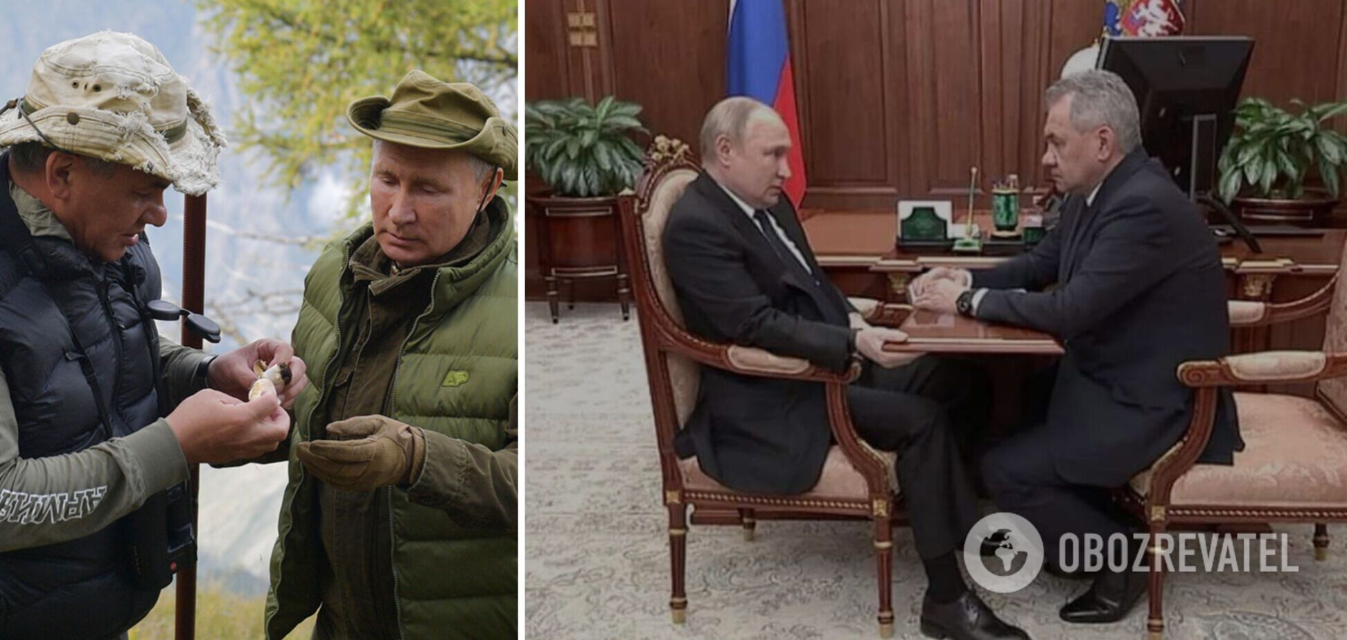 Встреча 'болезненного' Путина с Шойгу вызвала волну мемов в сети
