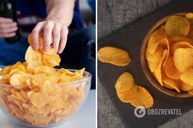 Хрустящие и золотистые домашние картофельные чипсы