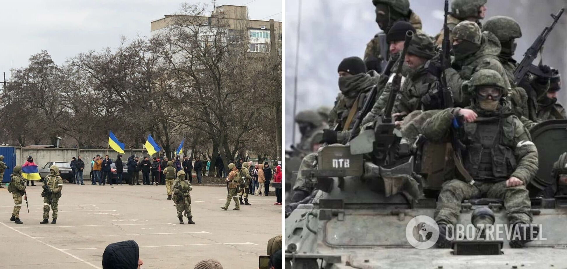 Оккупанты используют печати с надписью 'Россия' в захваченном Бердянске. Фотофакт