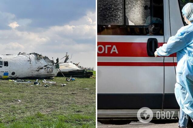 Падіння літака на Запоріжжі: з'явилося перше фото