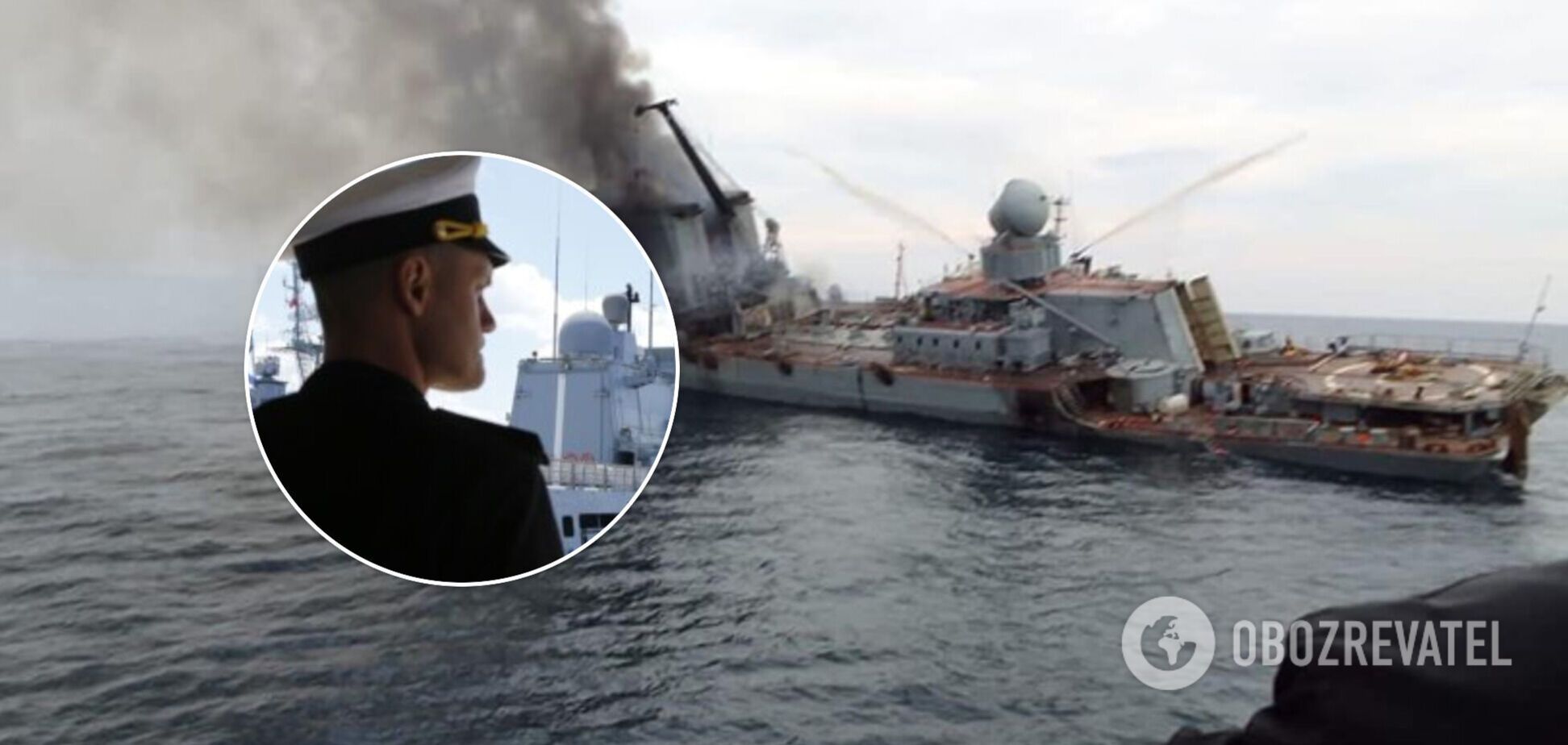 В России 'заверили', что в результате пожара на крейсере 'Москва' погиб только один военный, но им не поверили