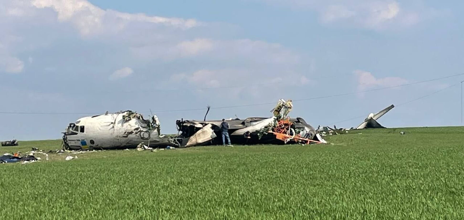 На Запоріжжі впав літак, який здійснював технічний рейс