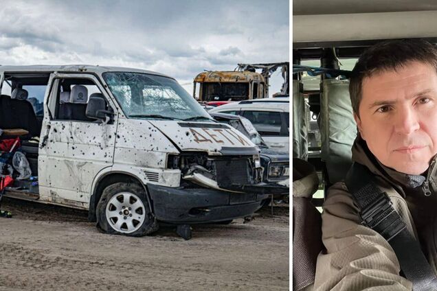 Радник голови ОП Михайло Подоляк в Бучі