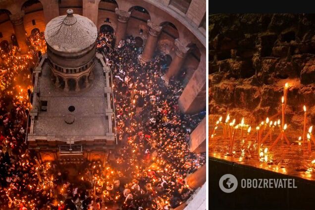 У Єрусалимі зійшов Благодатний вогонь: відео