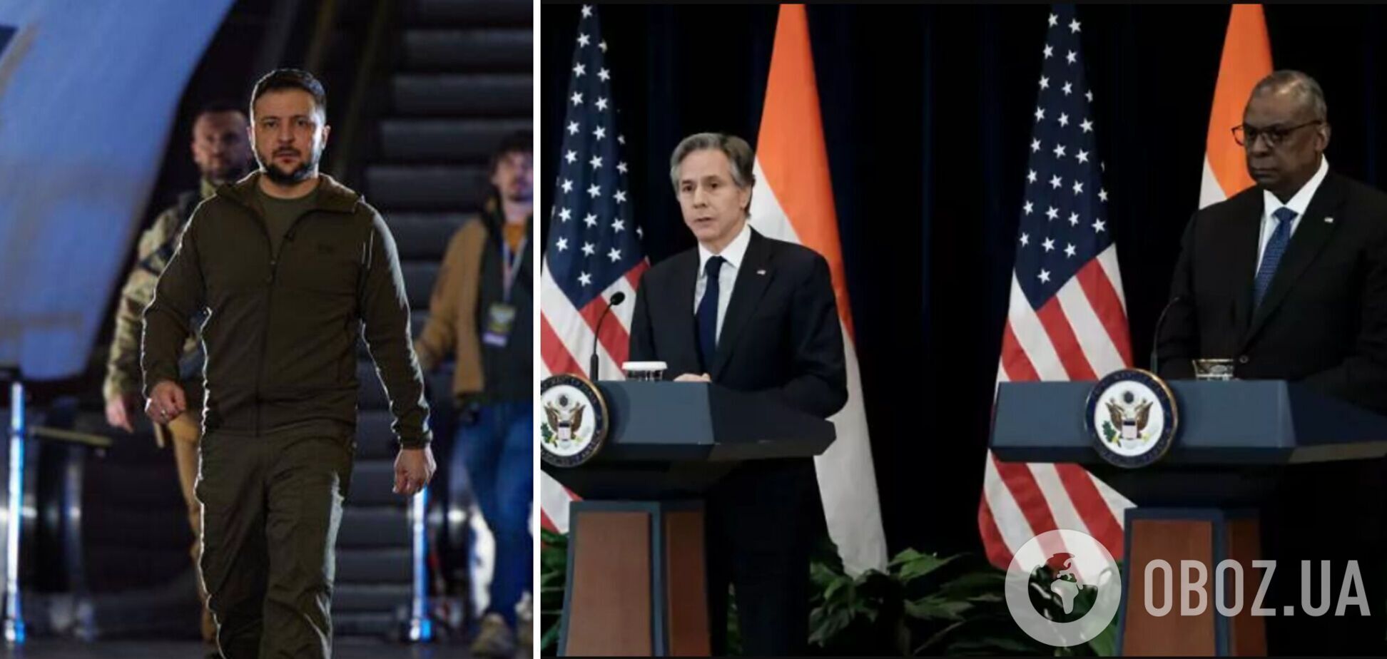 Блинкен встретился с Зеленским