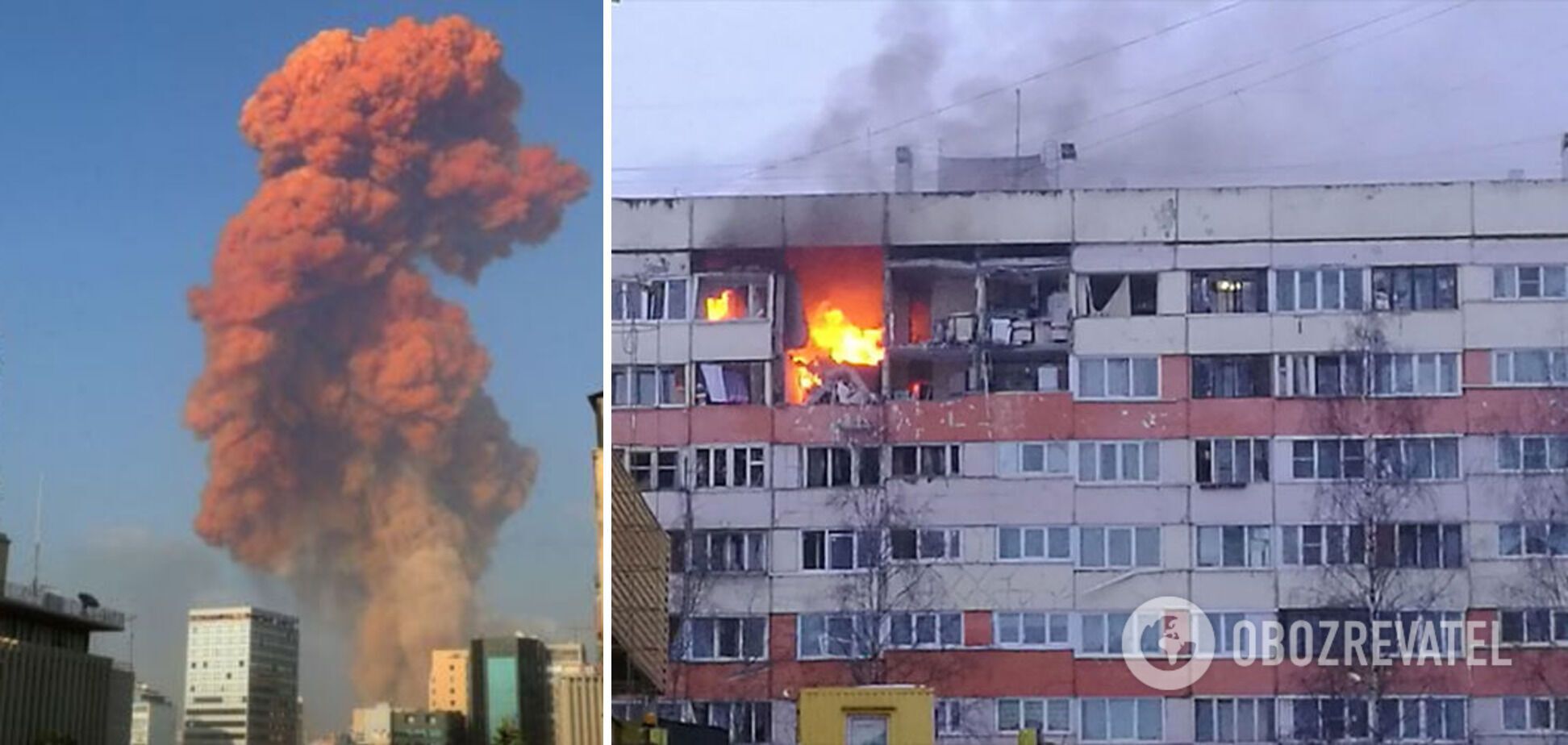 Взрыв в многоэтажке Санкт-Петербурга