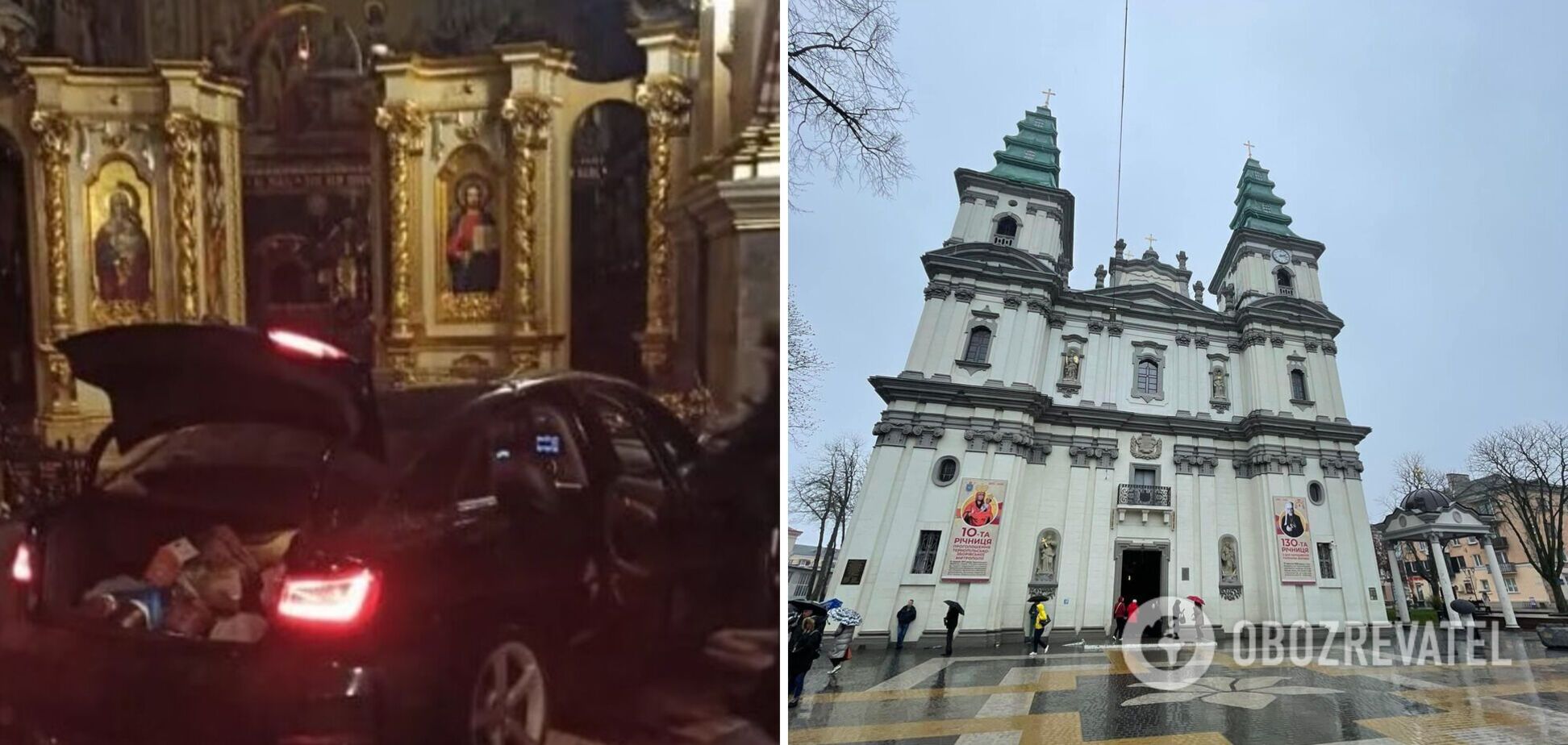 Жительница Тернополя, которая накануне Пасхи влетела на авто в Архикатедральний собор, имела проблемы с наркотиками