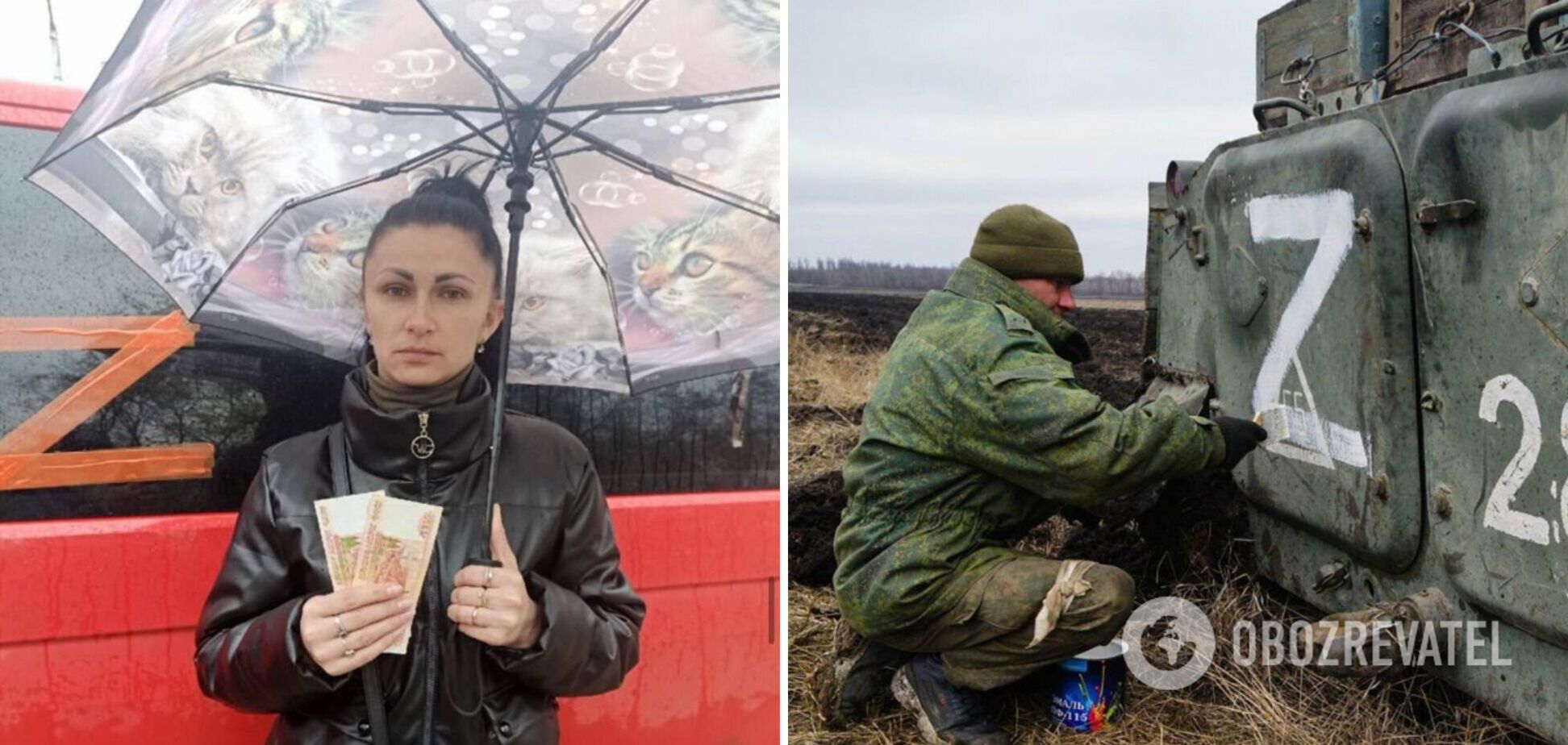 Женам убитых российских оккупантов выдали по 10 тысяч рублей: появились фото вдов 'героев Новороссии'