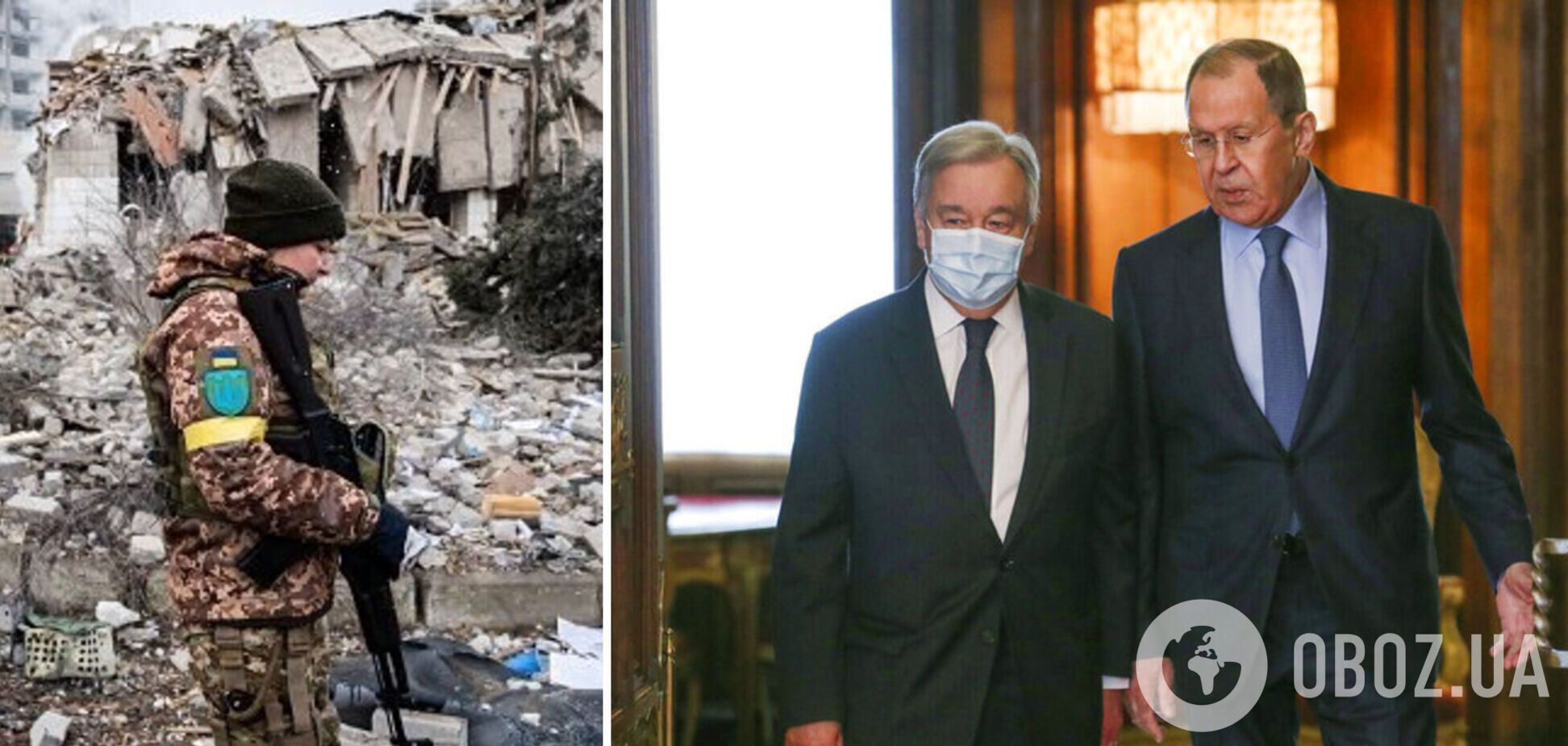 Генсек ООН провел переговоры с Лавровым и призвал к прекращению огня. Все подробности