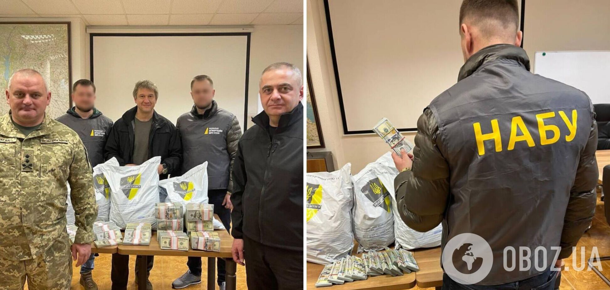 Рекордную взятку в $6 млн, которой хотели подкупить руководство НАБУ и САП, передали ВСУ