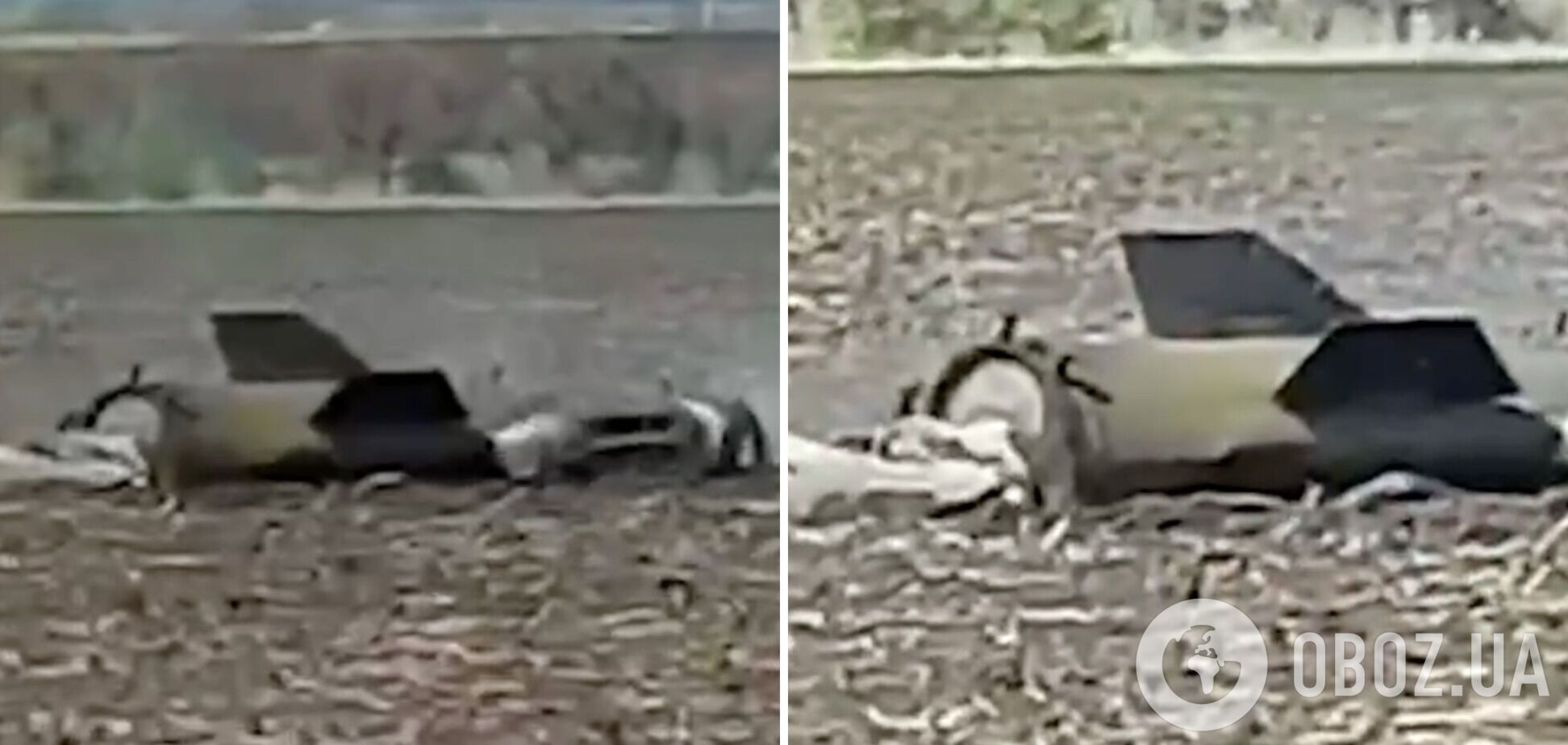 Над Днепропетровщиной сбили вражескую ракету, обломки упали в поле. Видео