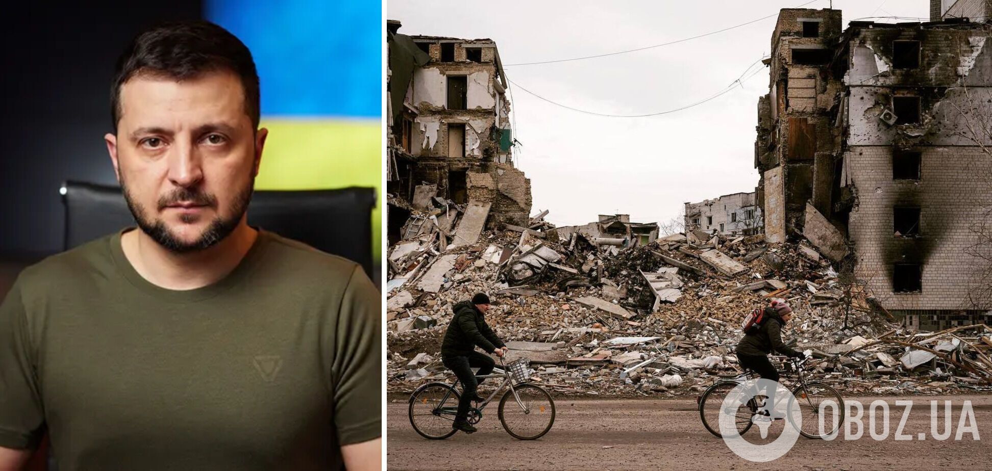 Владимир Зеленский показал иллюстрации войны в Украине