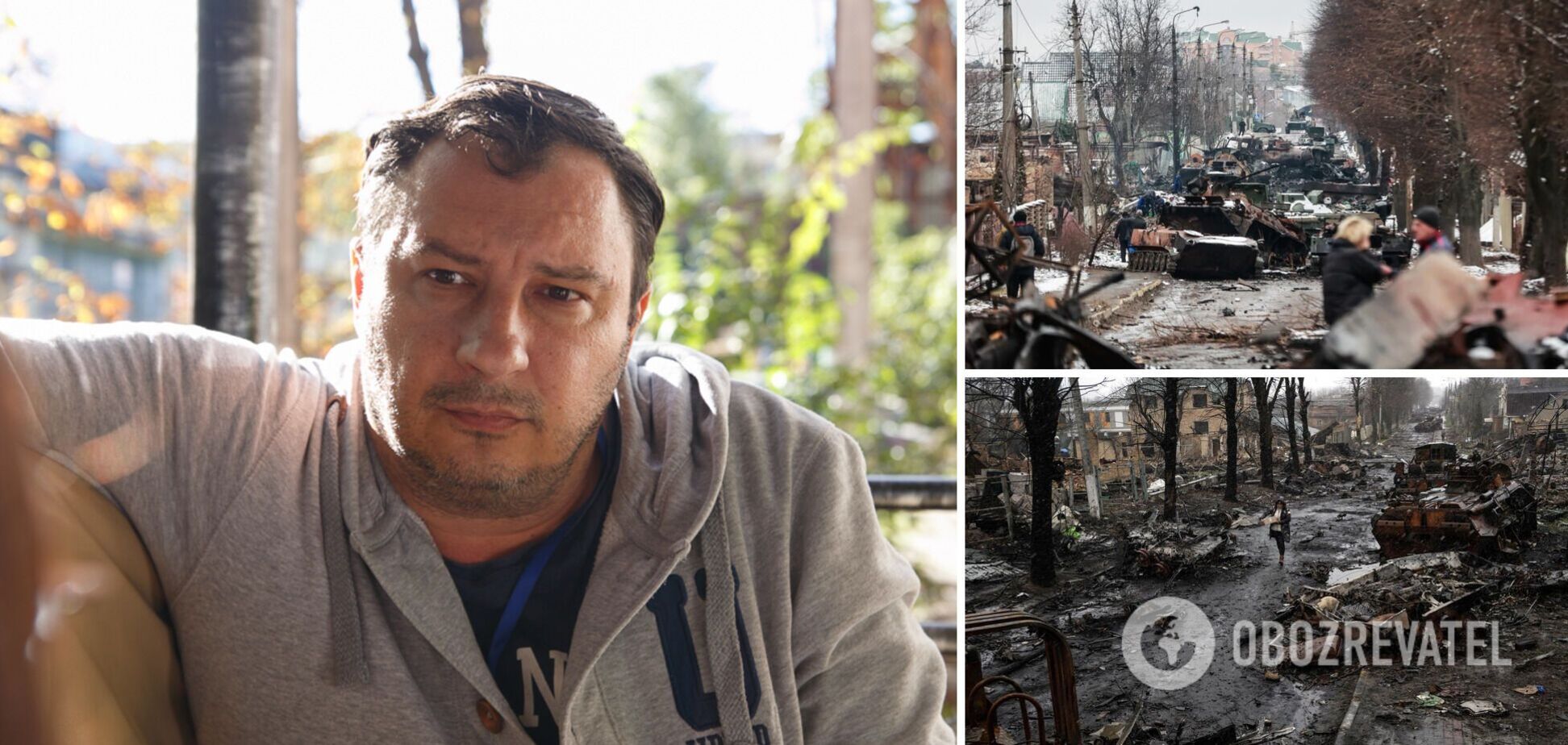 'Мені пощастило': Дмитро Танкович розповів про свій будинок у Бучі, де побували окупанти