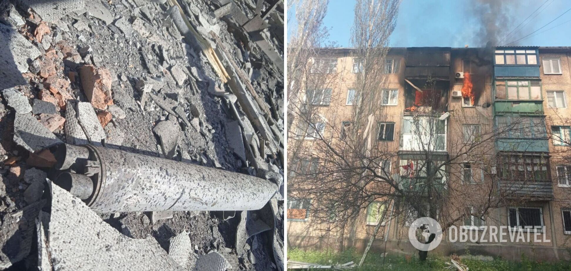 Оккупанты ударили запрещенными фосфорными снарядами по Авдеевке. Фото