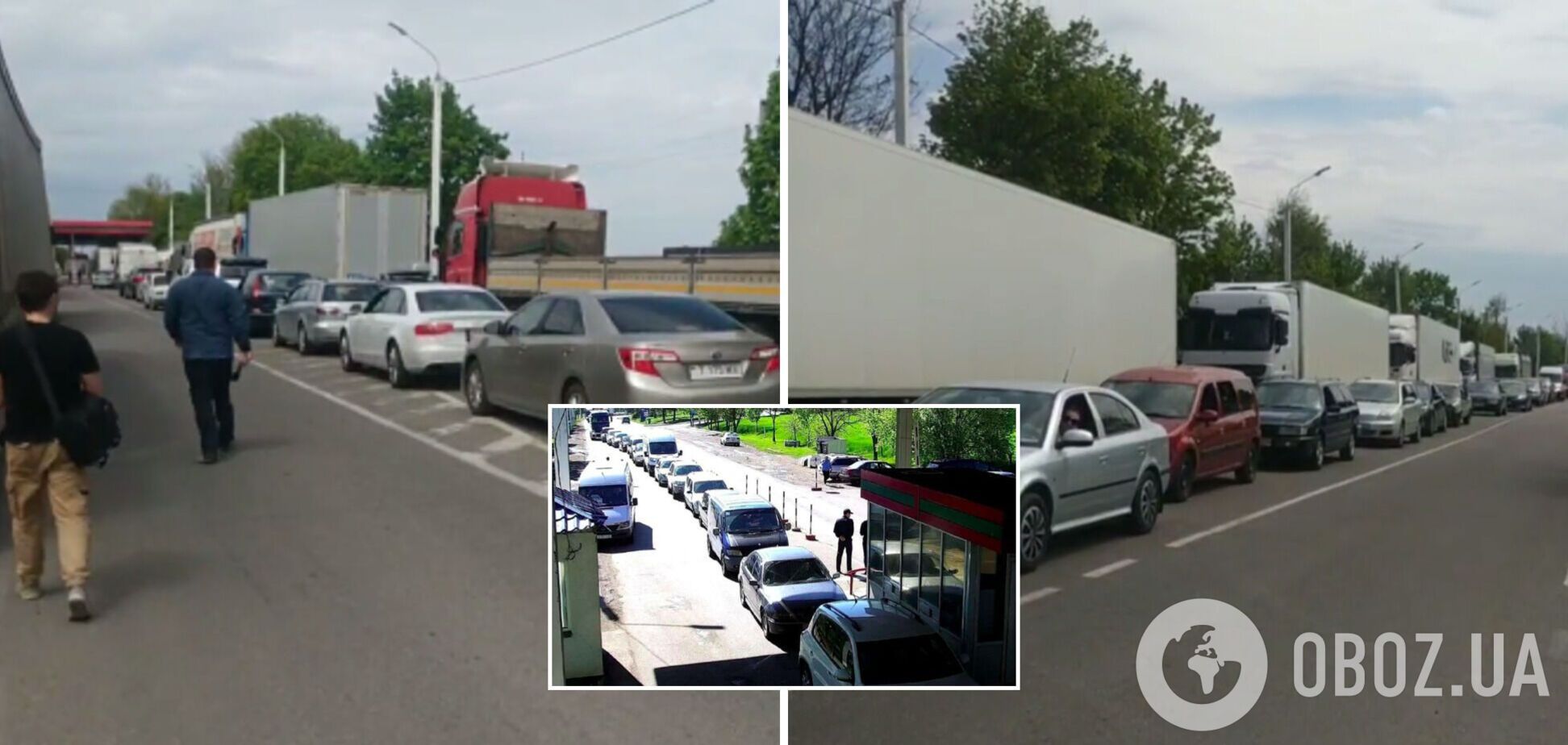 На виїзді з Придністров'я утворилася велика черга: раніше у регіоні прогриміли вибухи. Відео