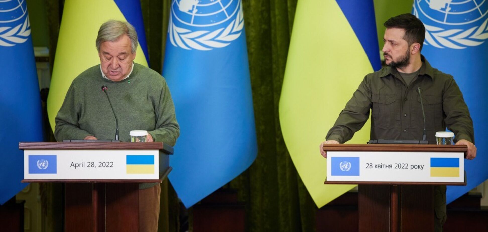 Генсек ООН осудил вторжение РФ: как прошла встреча Зеленского с Гутерришем